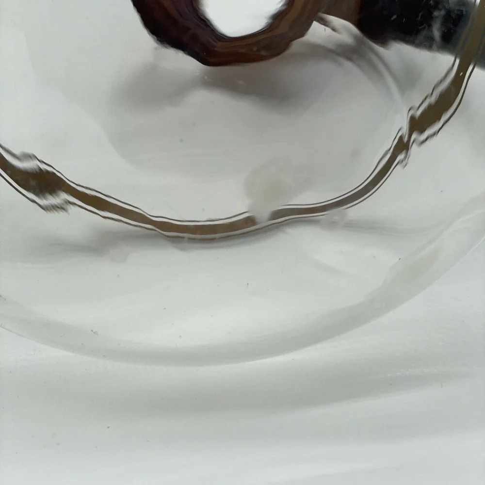 Vintage Inland Glass And Copper Coffee Pot Carafe 11 3/4